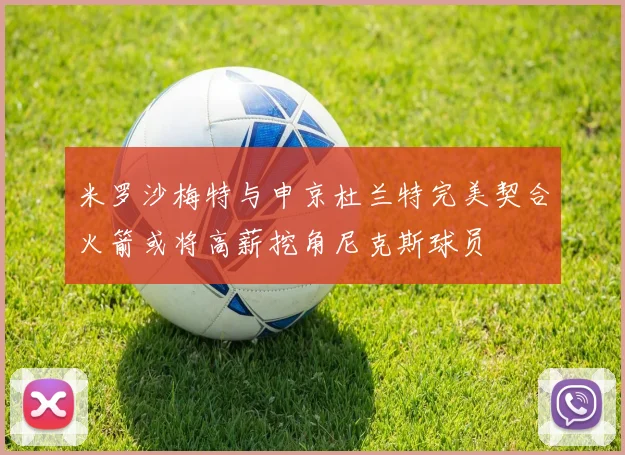 米罗沙梅特与申京杜兰特完美契合火箭或将高薪挖角尼克斯球员